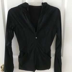 lulu black tight jacket